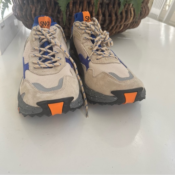 SNKR Project Crosby Sand/ Blue black suede 11 US NEW - Picture 2 of 15